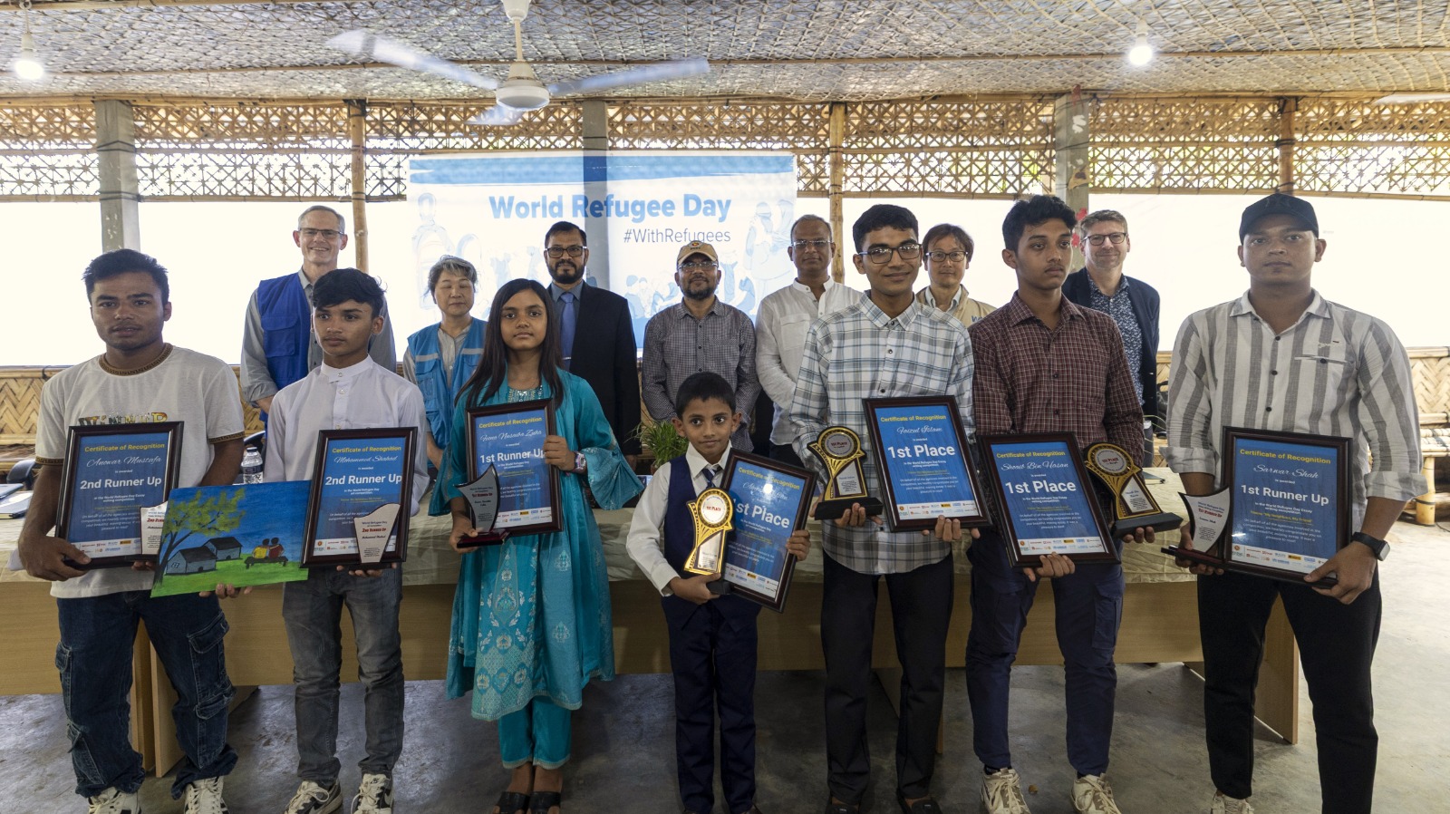 বিশ্ব শরণার্থী দিবস উপলক্ষে কক্সবাজারে রচনা ও চিত্রাঙ্কন প্রতিযোগিতা