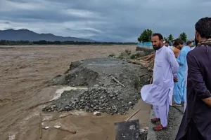 কিস্তানের বন্যায় ক্ষতিগ্রস্ত এলাকা 